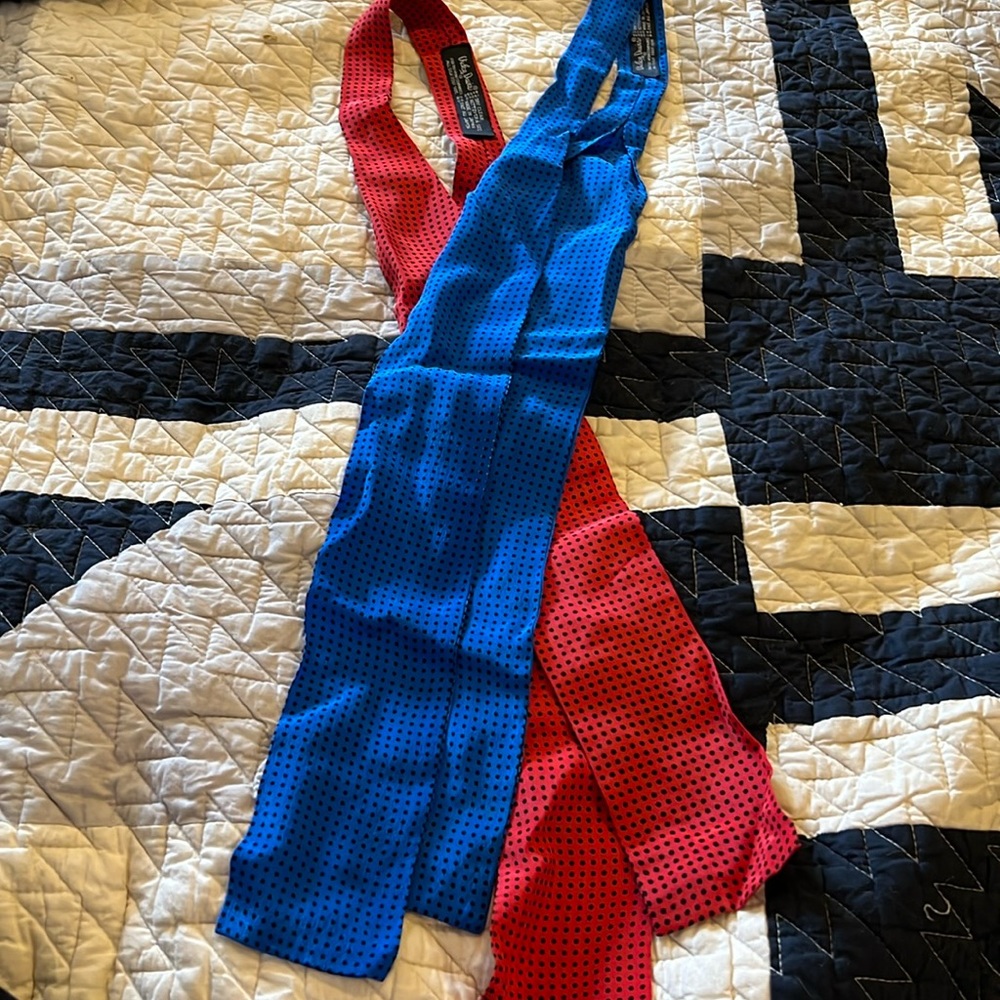 Vintage MCM Vera Neumann silk neck scarves Japan